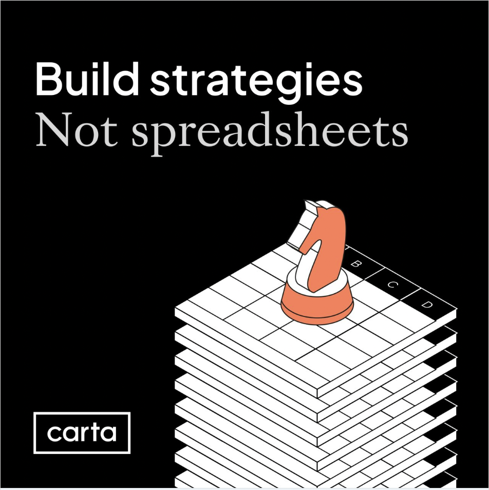 Carta campaign ad: Build strategies, not spreadsheets